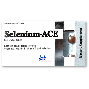 SELENIUM - ACE DIETARY SUPPLEMENT ( VIT. A 1500 IU + VIT. E 30 IU + VIT. C 90 MG + SELENIUM 100 MCG ) 30 FILM-COTED TABLETS